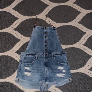 Denim overalls